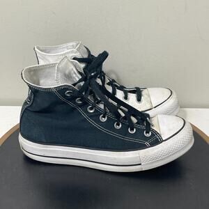 Converse Chuck Taylor‎ All Star High Top Shoes Men 7 Women 9 Black White Canvas